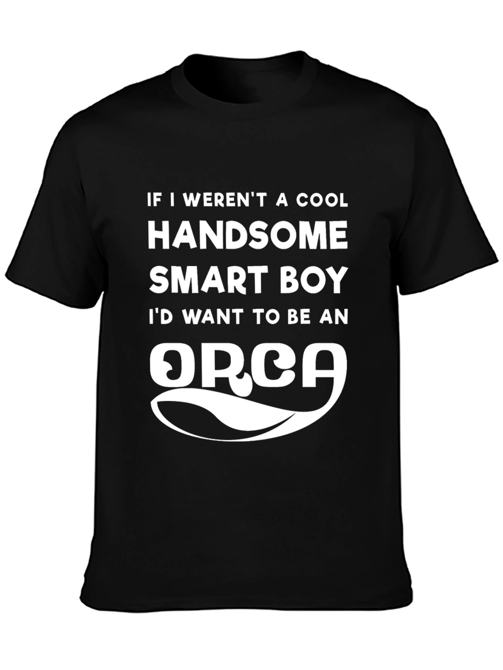 Cool Handsome Smart Boy Orca T-Shirt