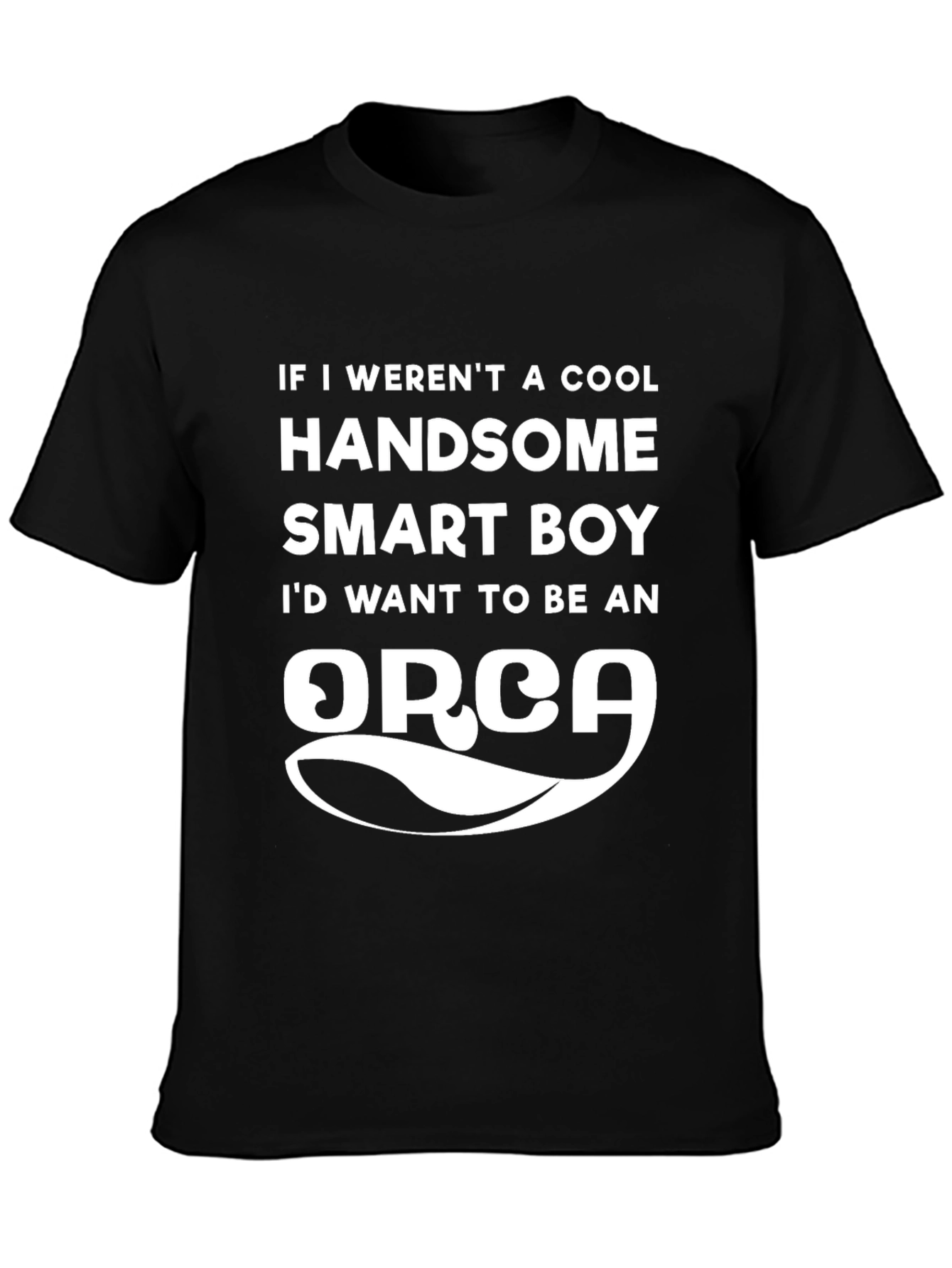 Cool Handsome Smart Boy Orca T-Shirt