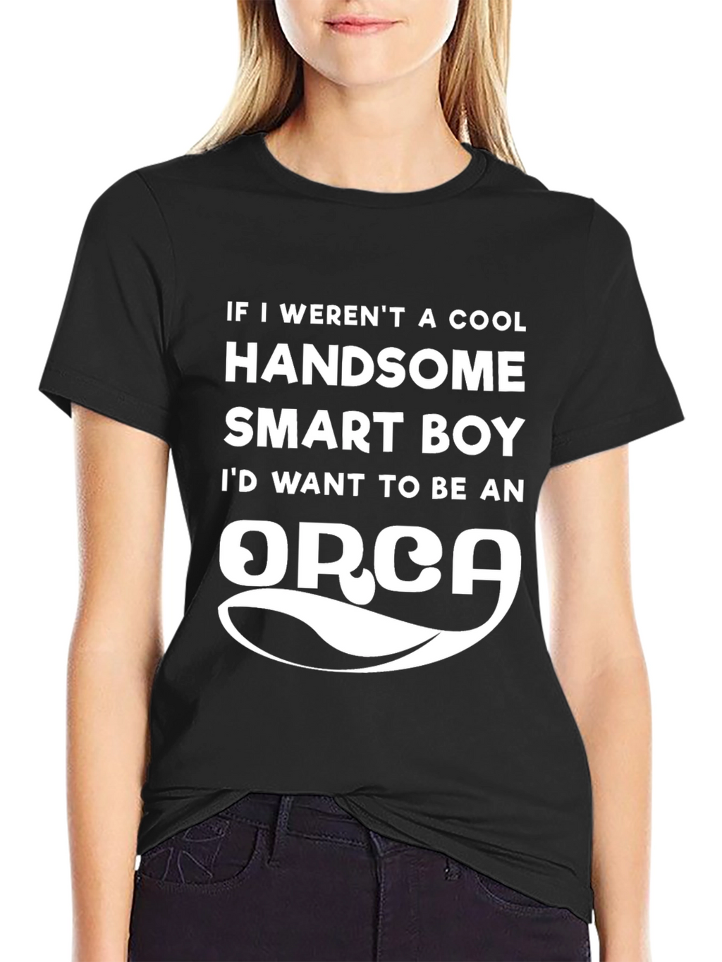Cool Handsome Smart Boy Orca T-Shirt