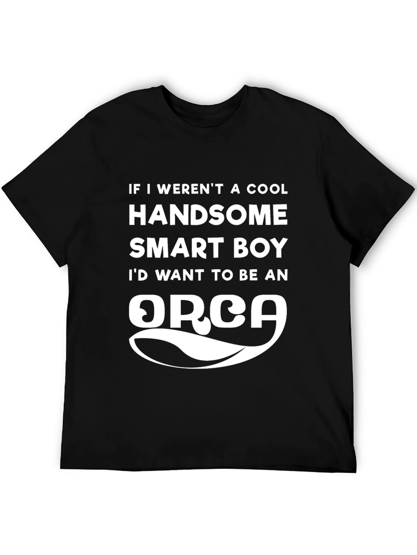 Cool Handsome Smart Boy Orca T-Shirt