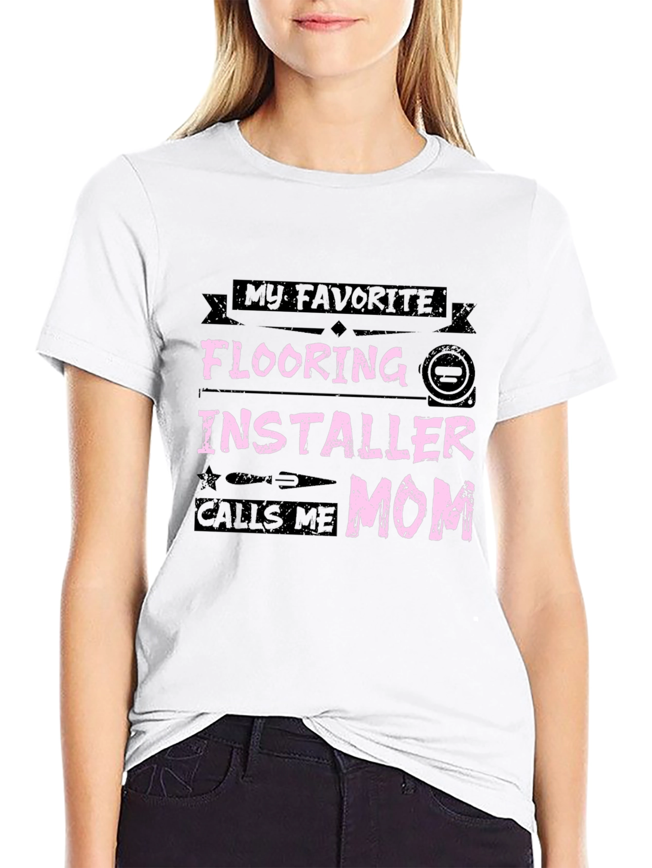 Flooring Installers Mom Graphic T-Shirt