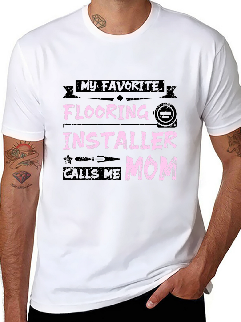 Flooring Installers Mom Graphic T-Shirt