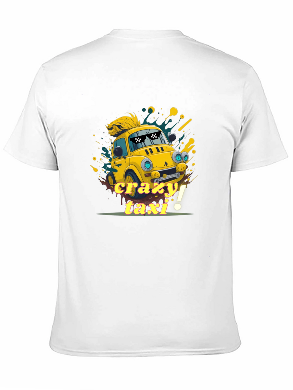 Crazy Taxi Graphic Tee - Quirky Car T-Shirt