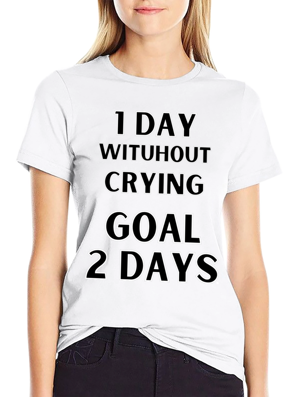 Funny Crying Goal Mens T-Shirt