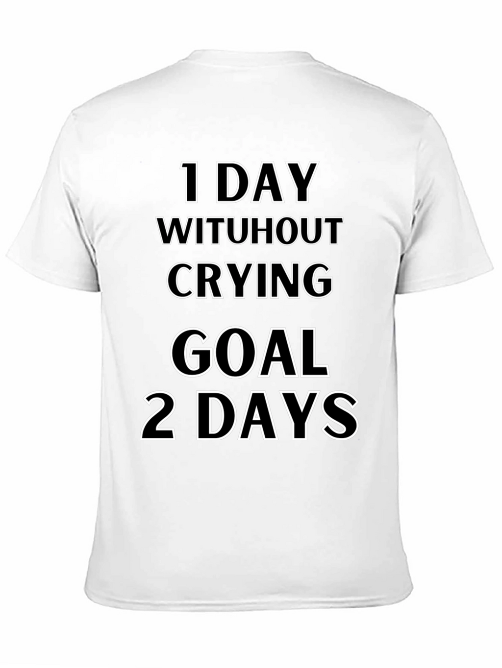 Funny Crying Goal Mens T-Shirt