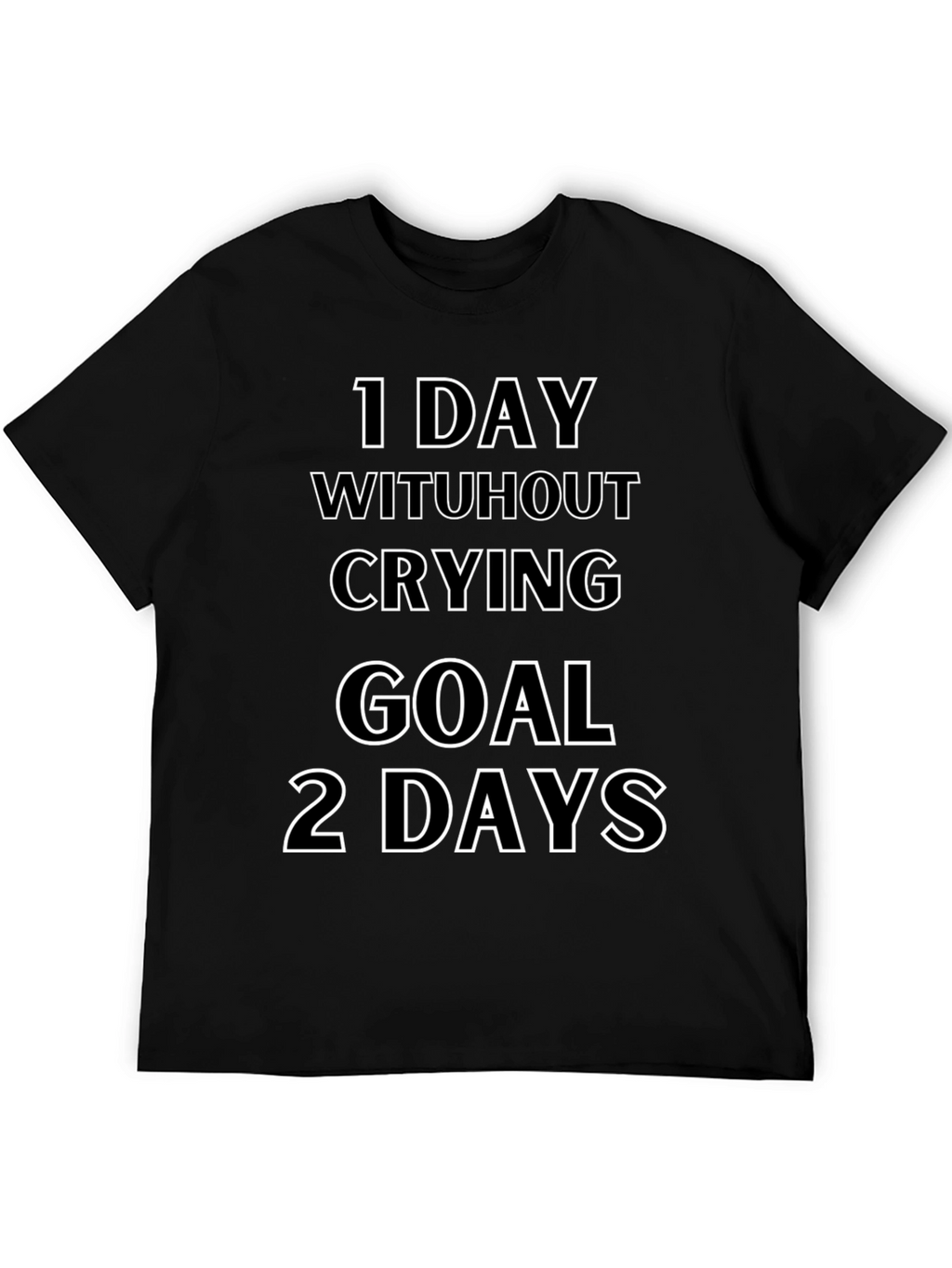 Funny Crying Goal Mens T-Shirt