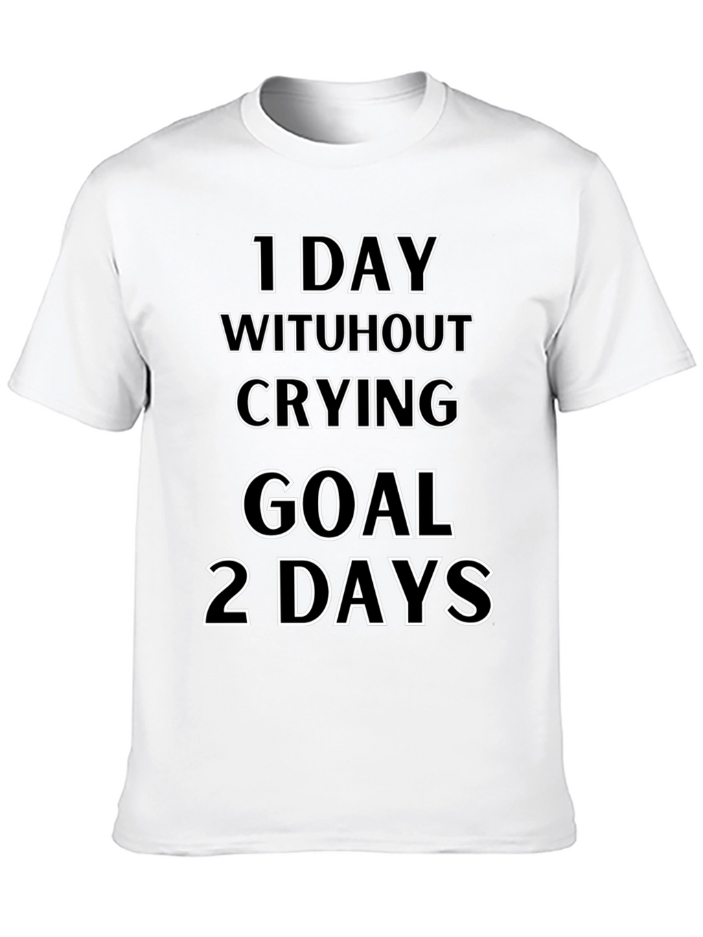 Funny Crying Goal Mens T-Shirt