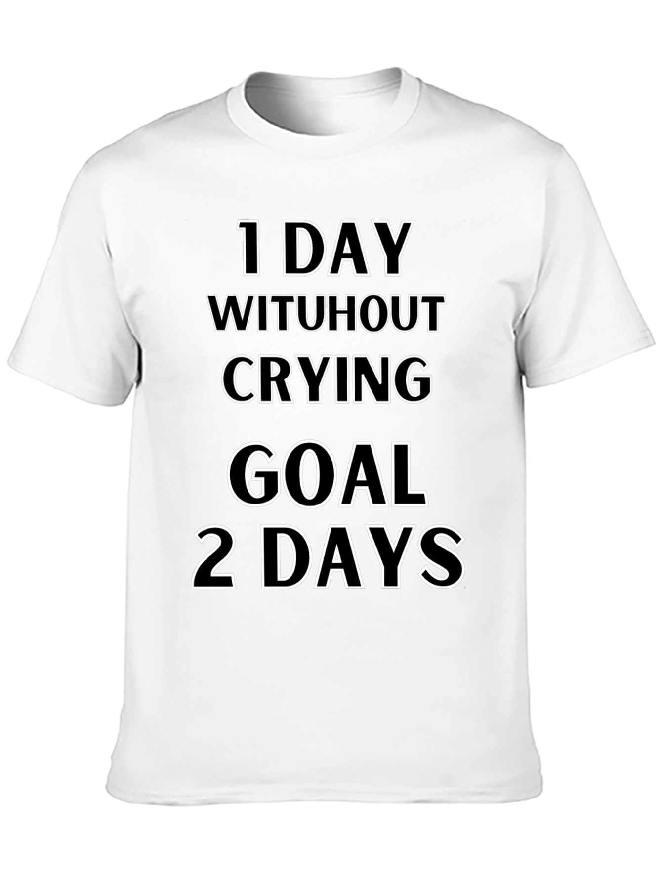 Funny Crying Goal Mens T-Shirt