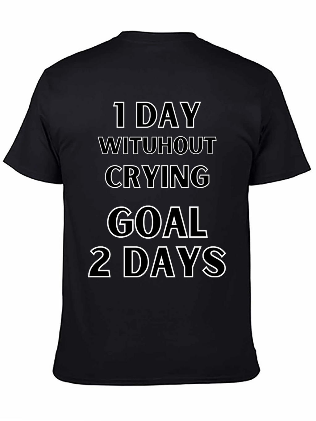 Funny Crying Goal Mens T-Shirt