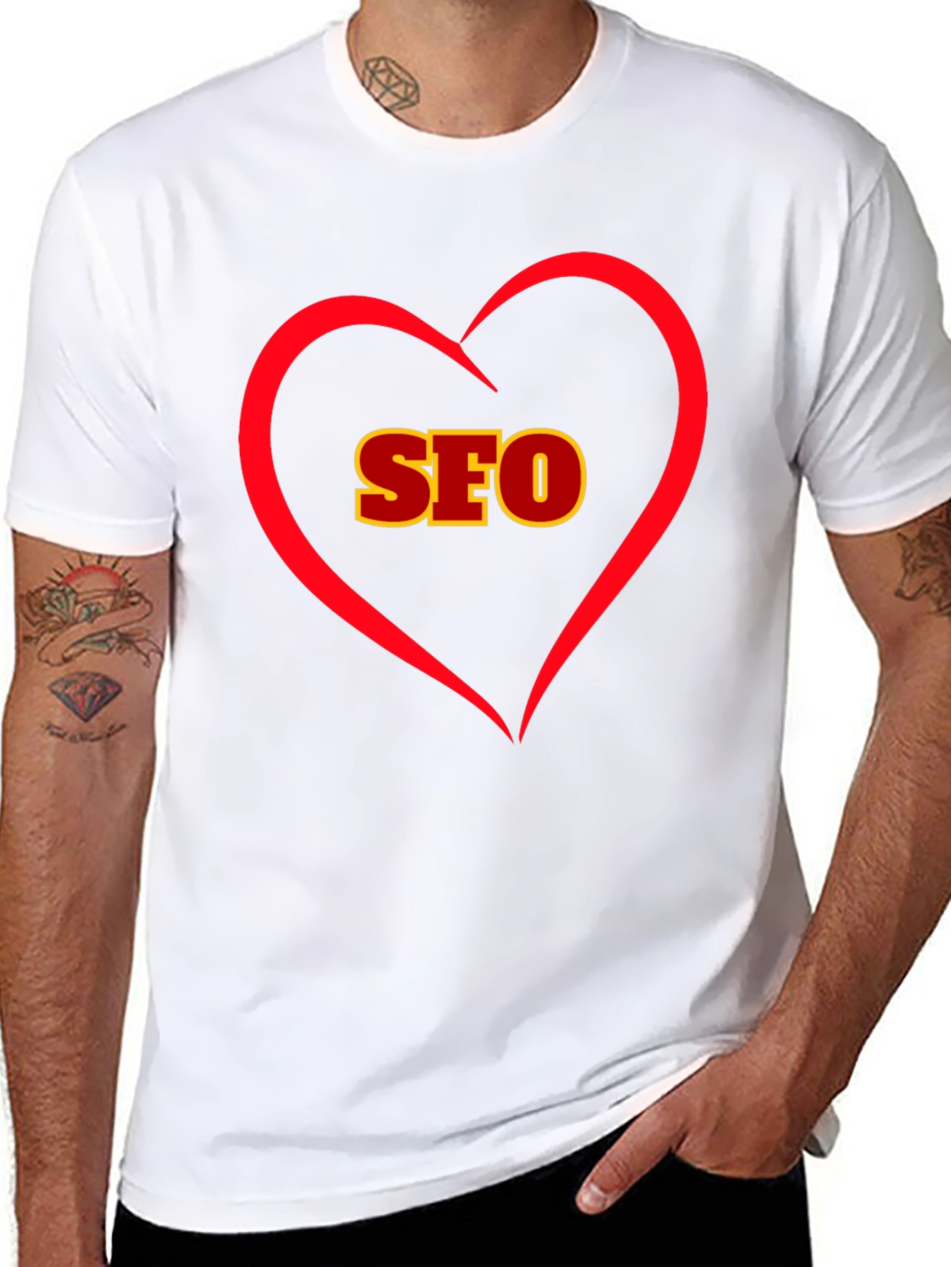 I Love SEO - Black Cotton T-Shirt