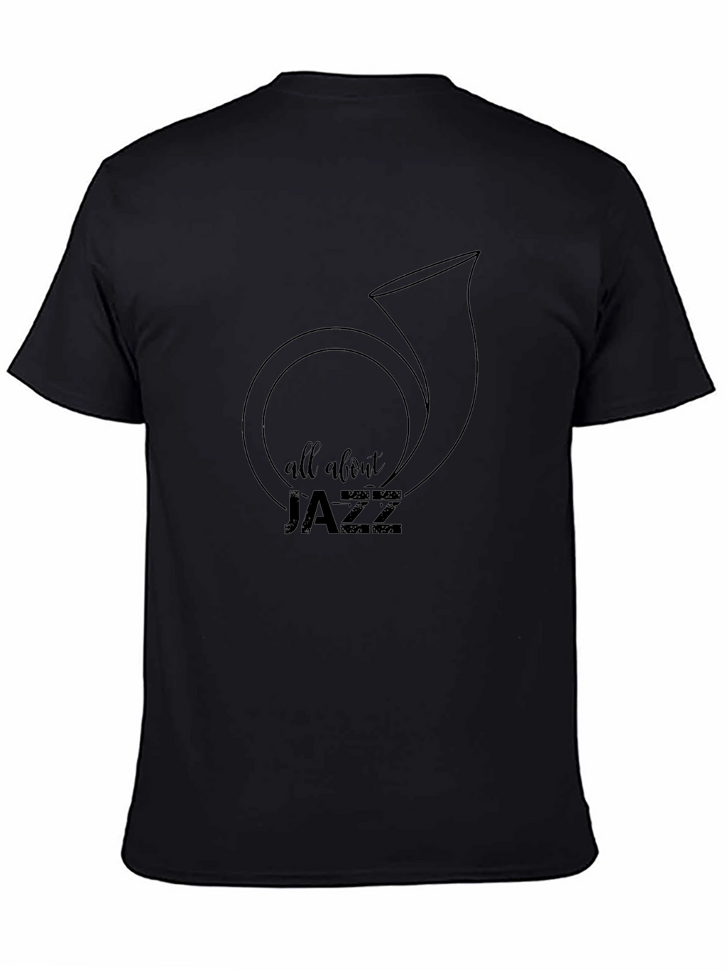 All About Jazz Graphic T-Shirt - Classic Style