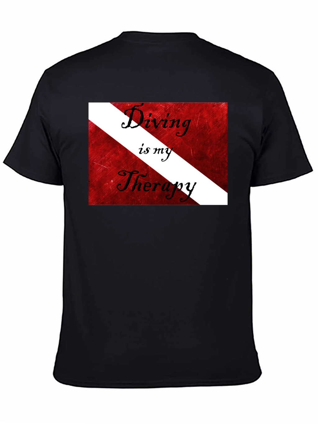 Diving is my Therapy T-Shirt Scuba Diver Gift