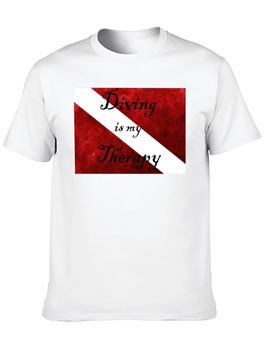 Diving is my Therapy T-Shirt Scuba Diver Gift