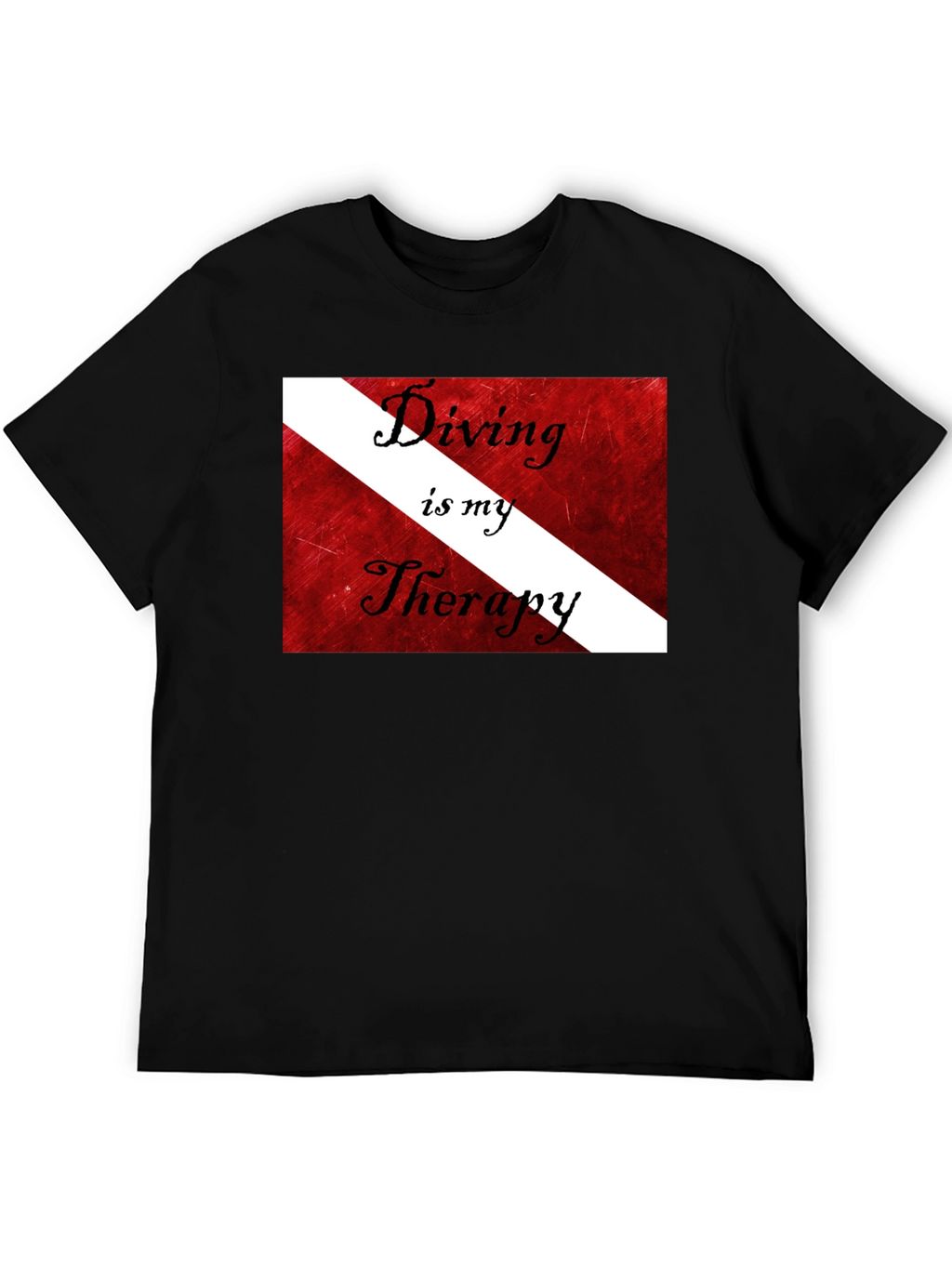 Diving is my Therapy T-Shirt Scuba Diver Gift