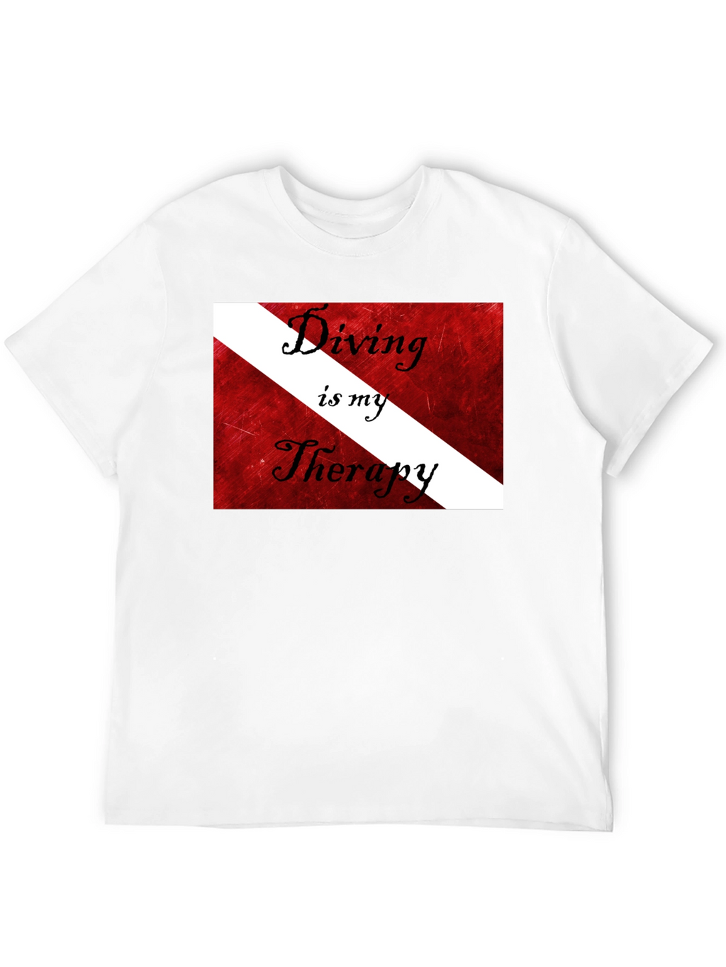 Diving is my Therapy T-Shirt Scuba Diver Gift