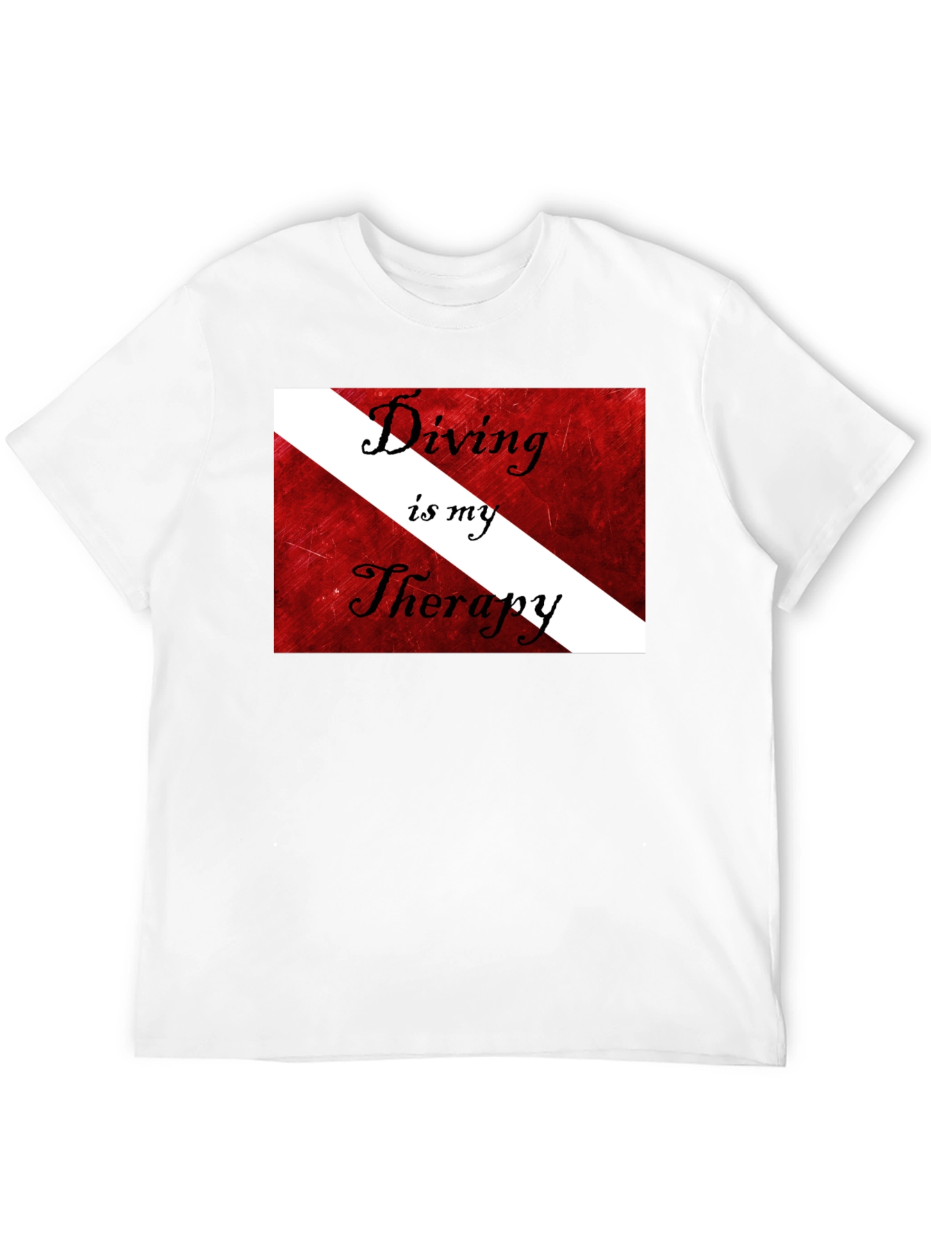 Diving is my Therapy T-Shirt Scuba Diver Gift
