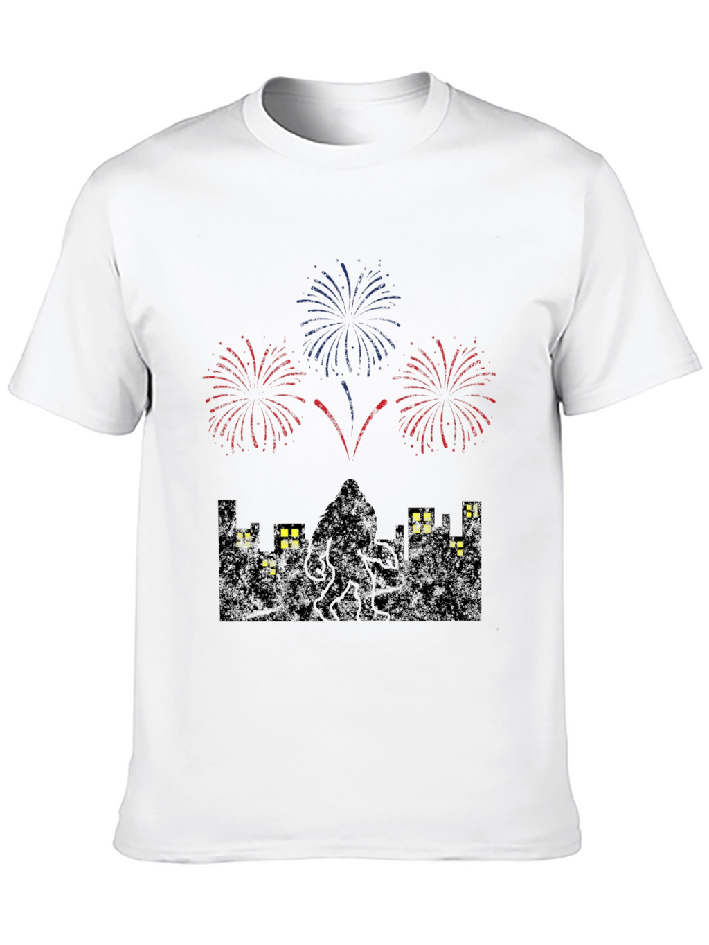Cthulhu Fireworks Graphic Tee - Black