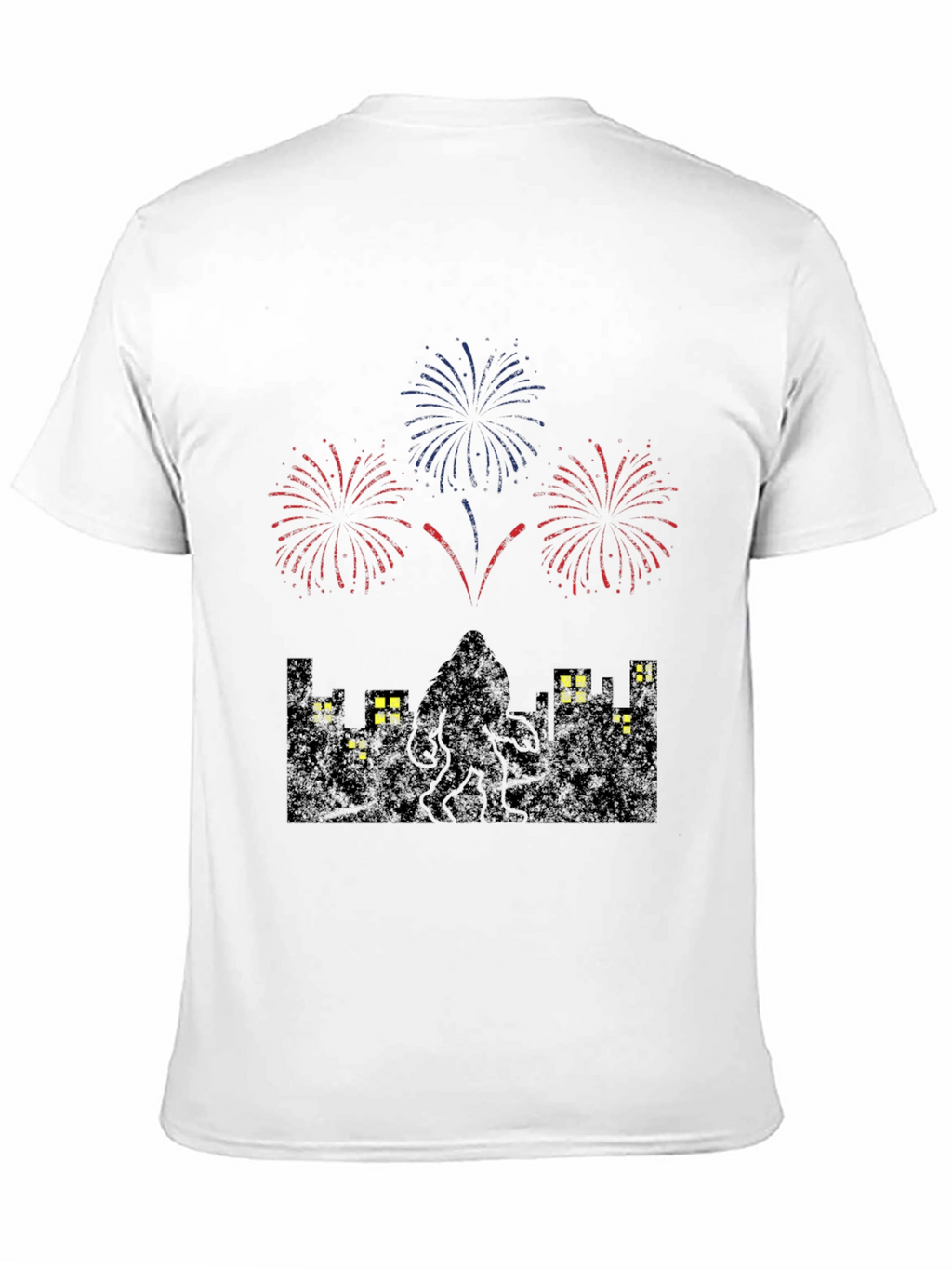 Cthulhu Fireworks Graphic Tee - Black