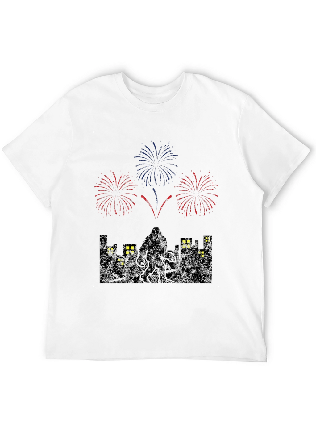 Cthulhu Fireworks Graphic Tee - Black