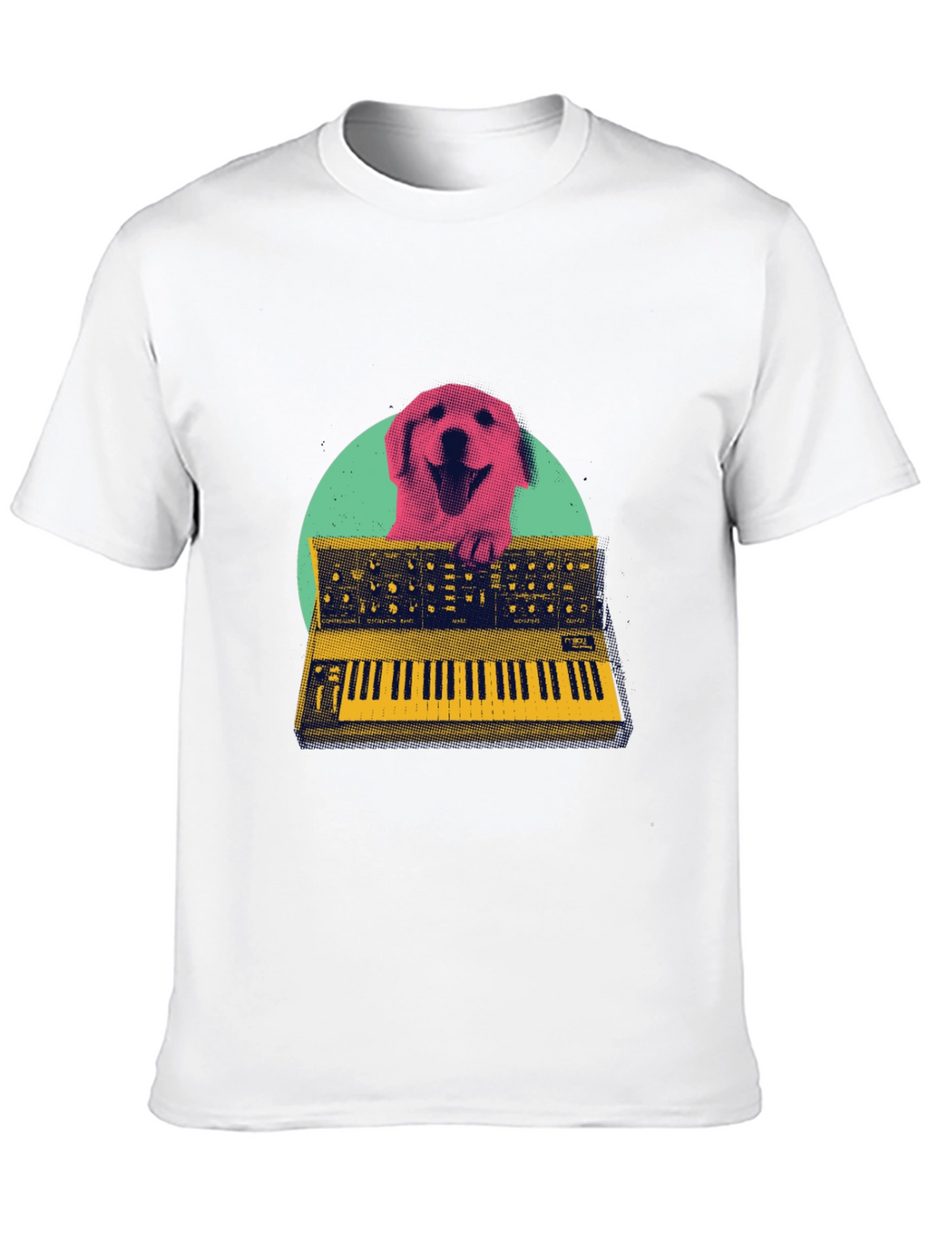 Dog Synth T-Shirt - Unique Graphic Tee