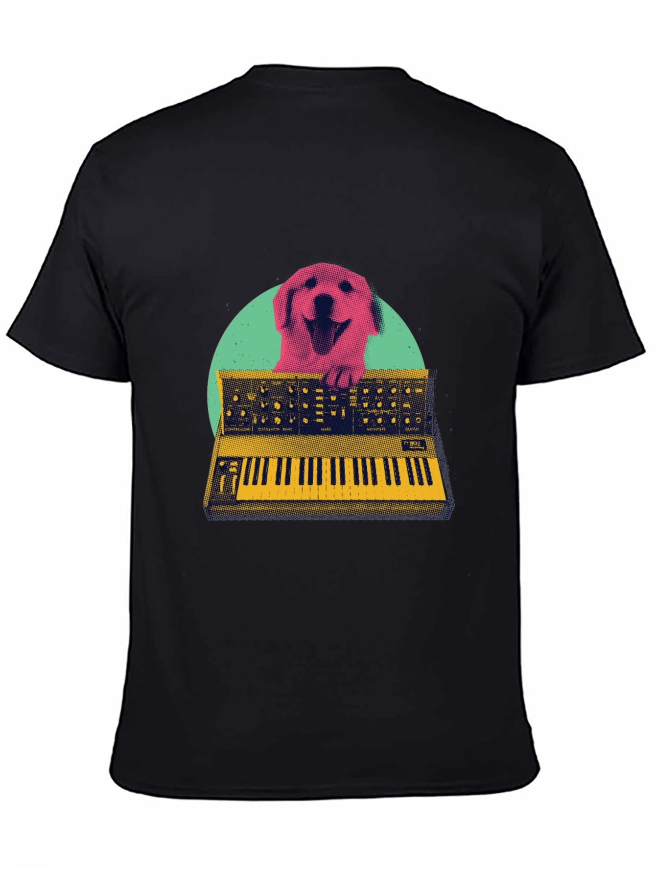 Dog Synth T-Shirt - Unique Graphic Tee