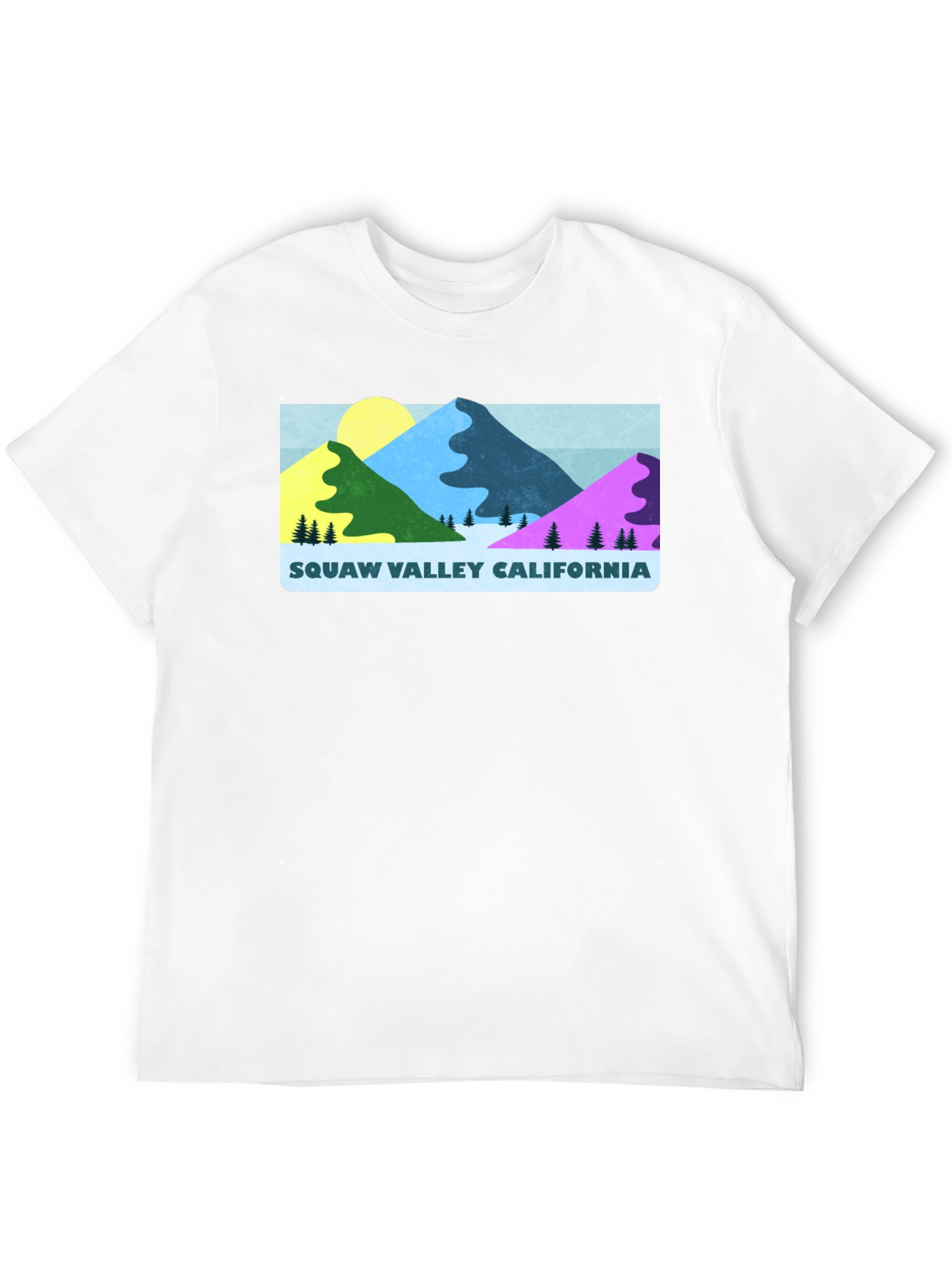 Squaw Valley California Graphic Tee - Black