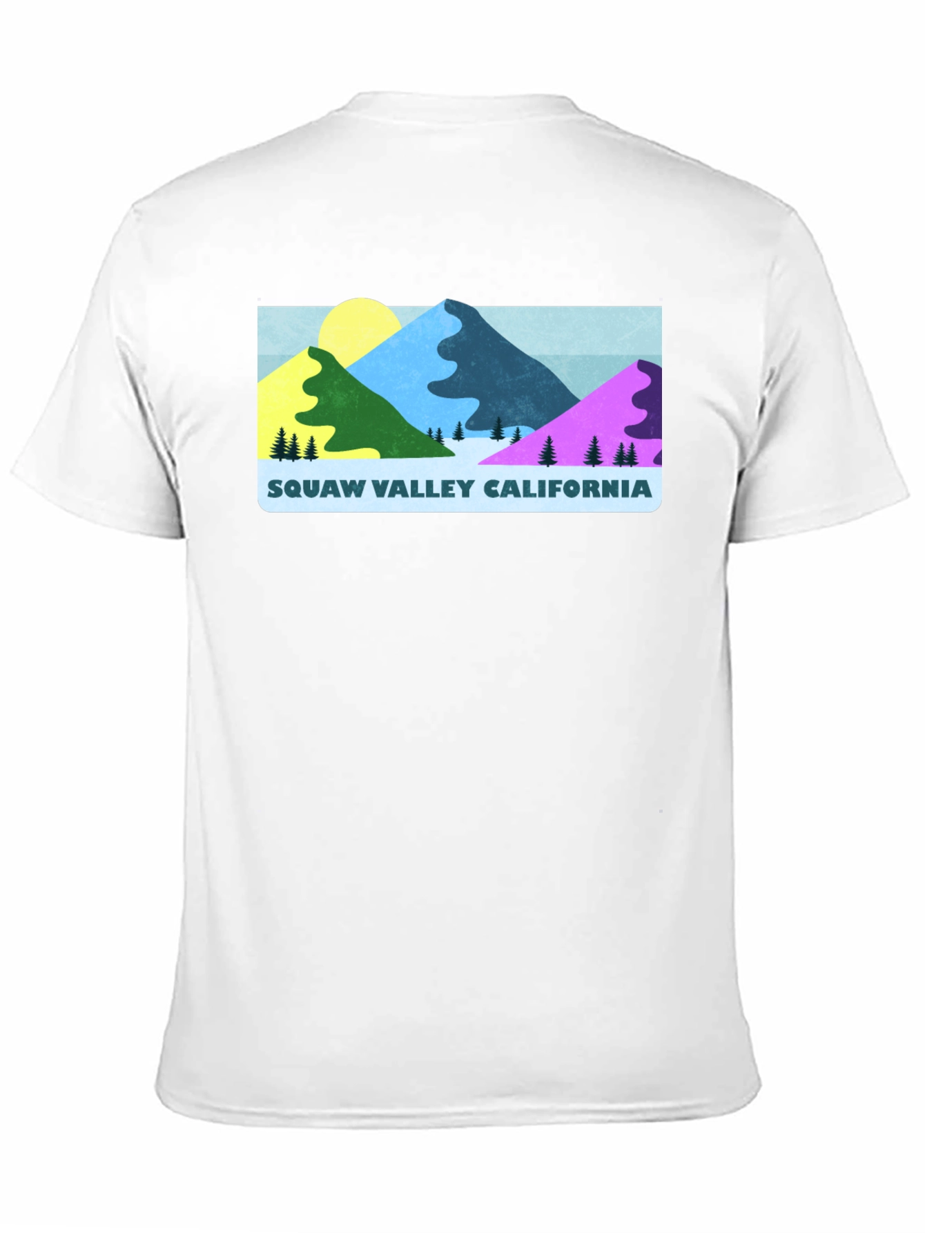 Squaw Valley California Graphic Tee - Black