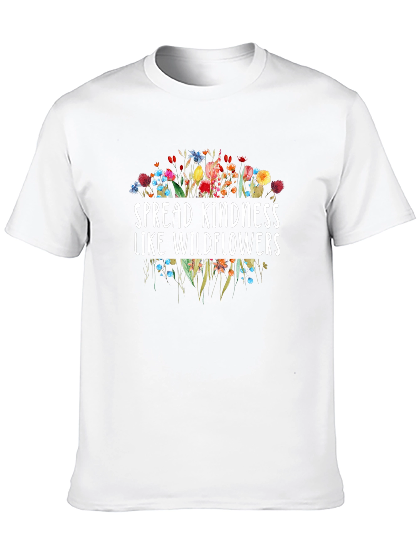 Spread Kindness Like Wildflowers Graphic Tee