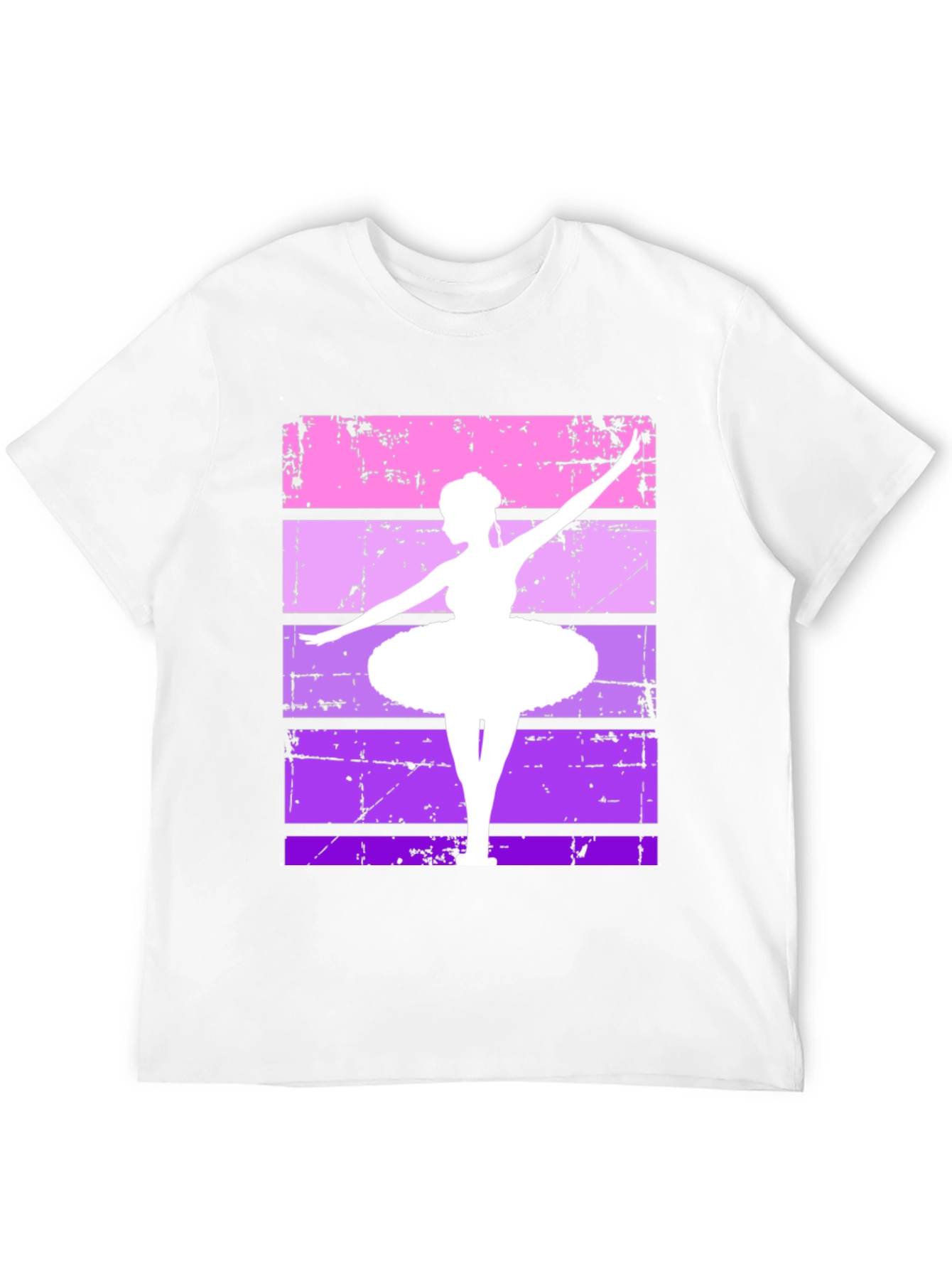 Ballerina Graphic Tee - Retro Dance Shirt