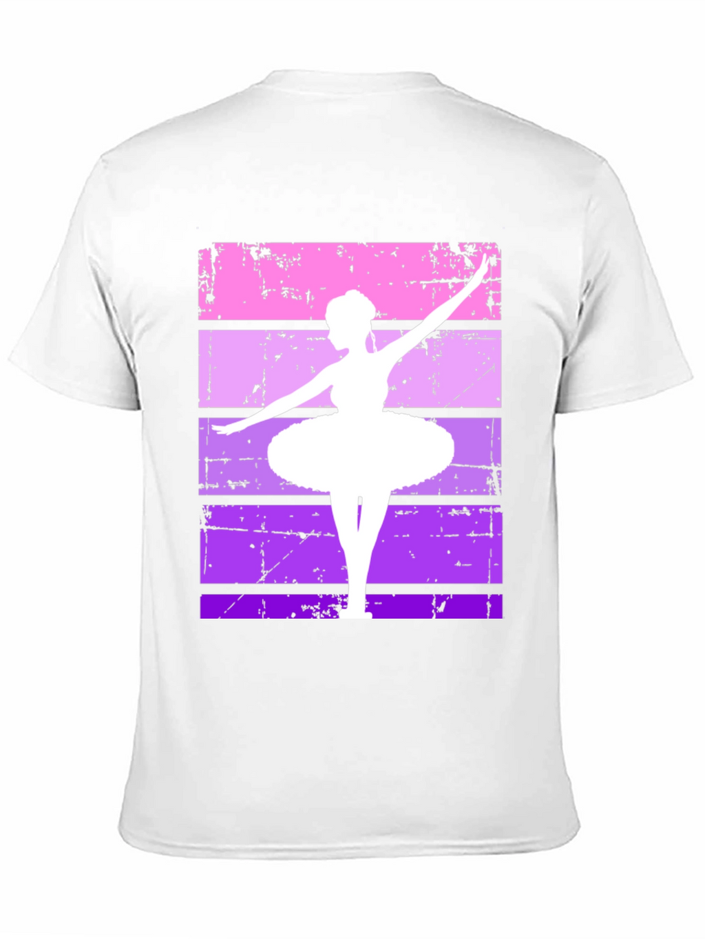 Ballerina Graphic Tee - Retro Dance Shirt