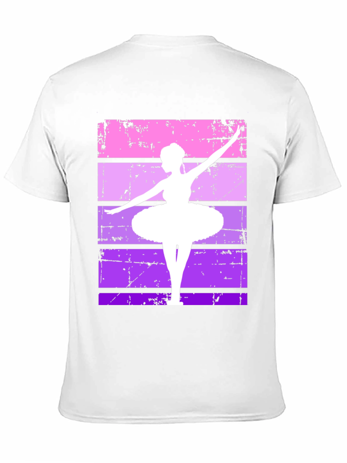 Ballerina Graphic Tee - Retro Dance Shirt