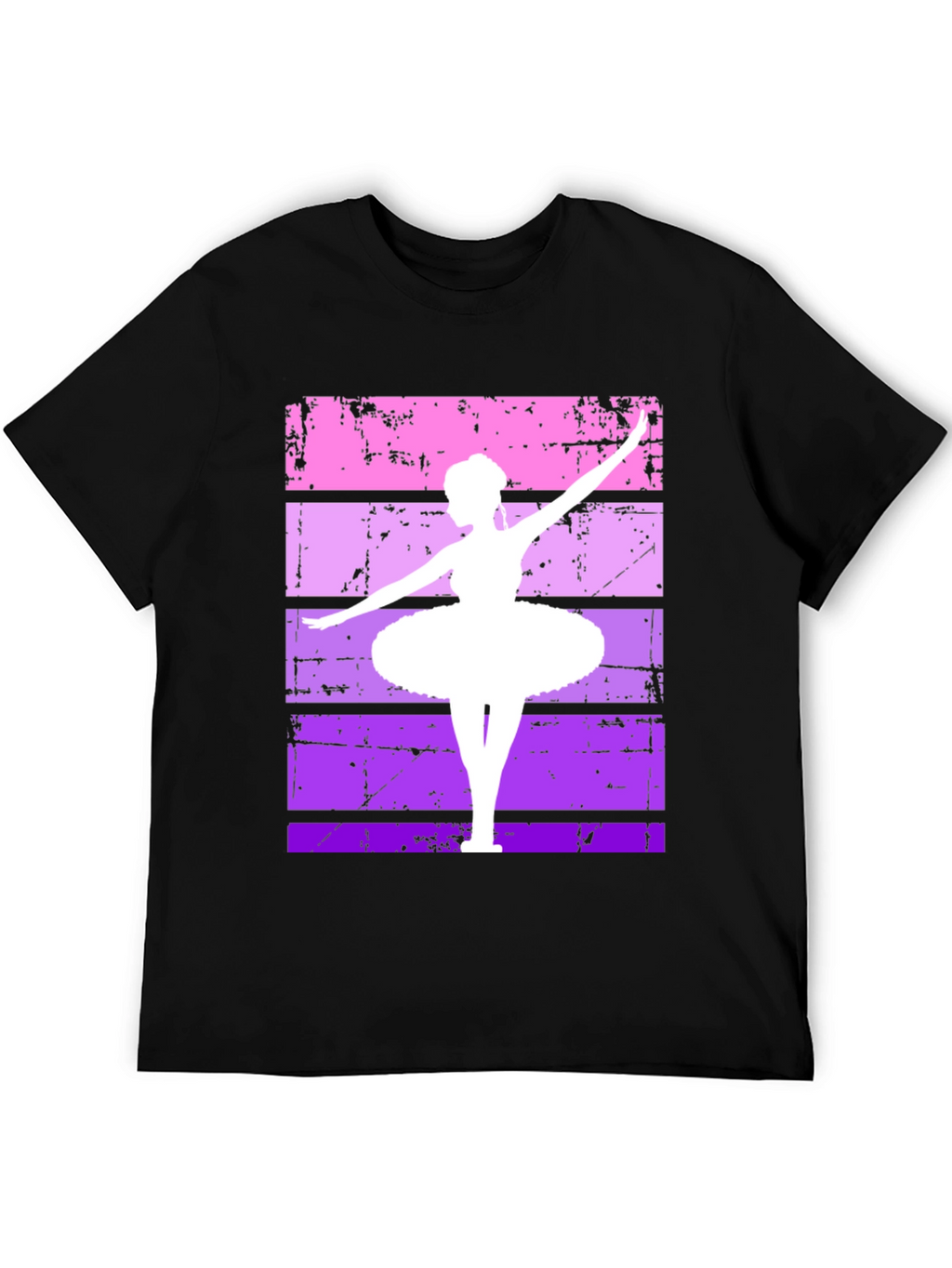 Ballerina Graphic Tee - Retro Dance Shirt