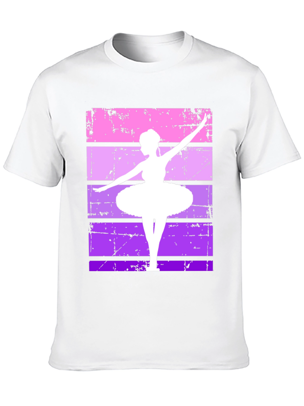 Ballerina Graphic Tee - Retro Dance Shirt