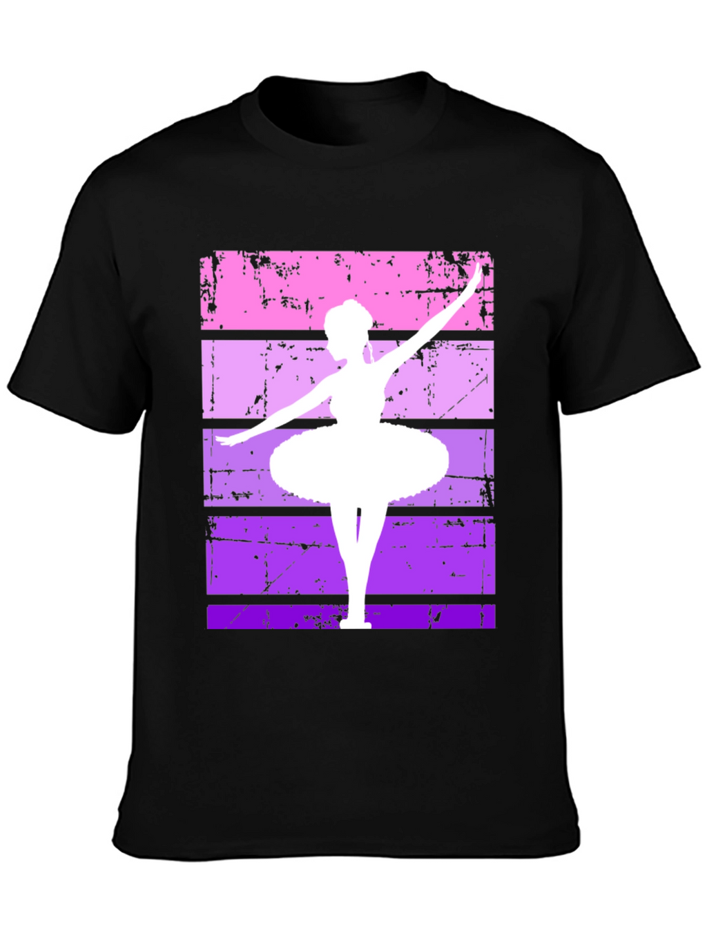 Ballerina Graphic Tee - Retro Dance Shirt