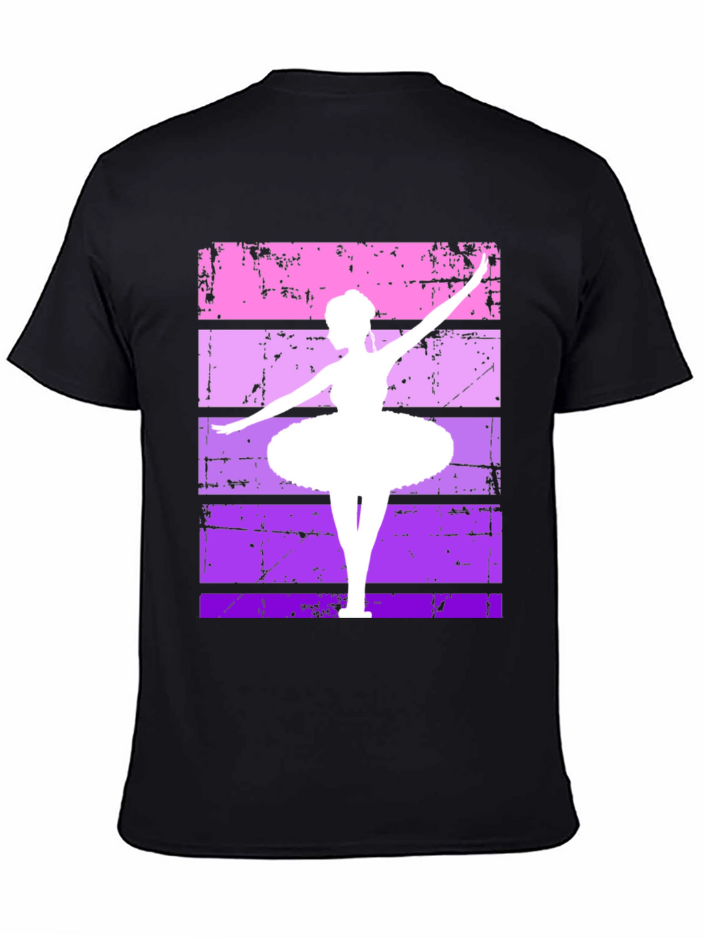 Ballerina Graphic Tee - Retro Dance Shirt