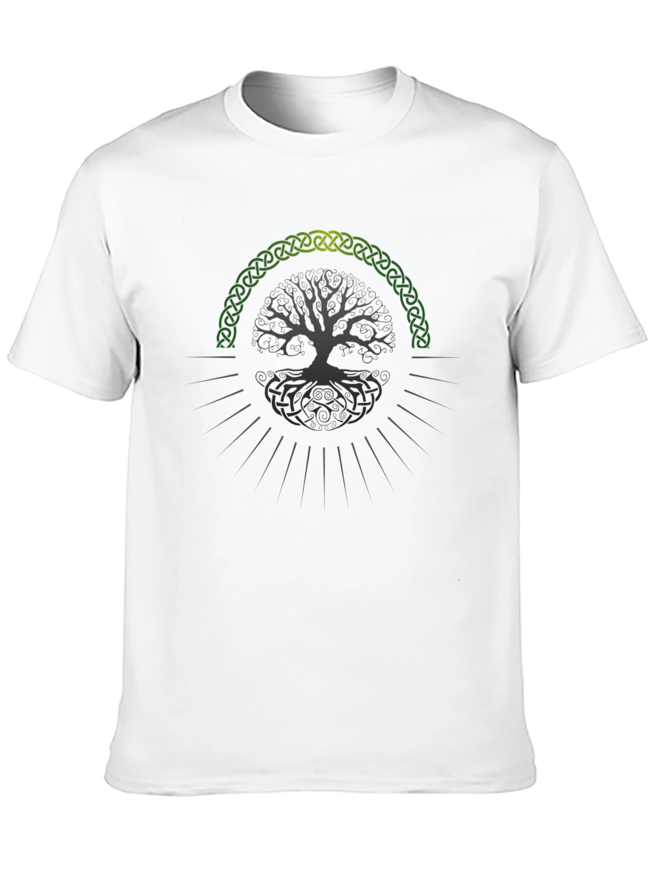 Celtic Tree of Life Graphic Tee - Black