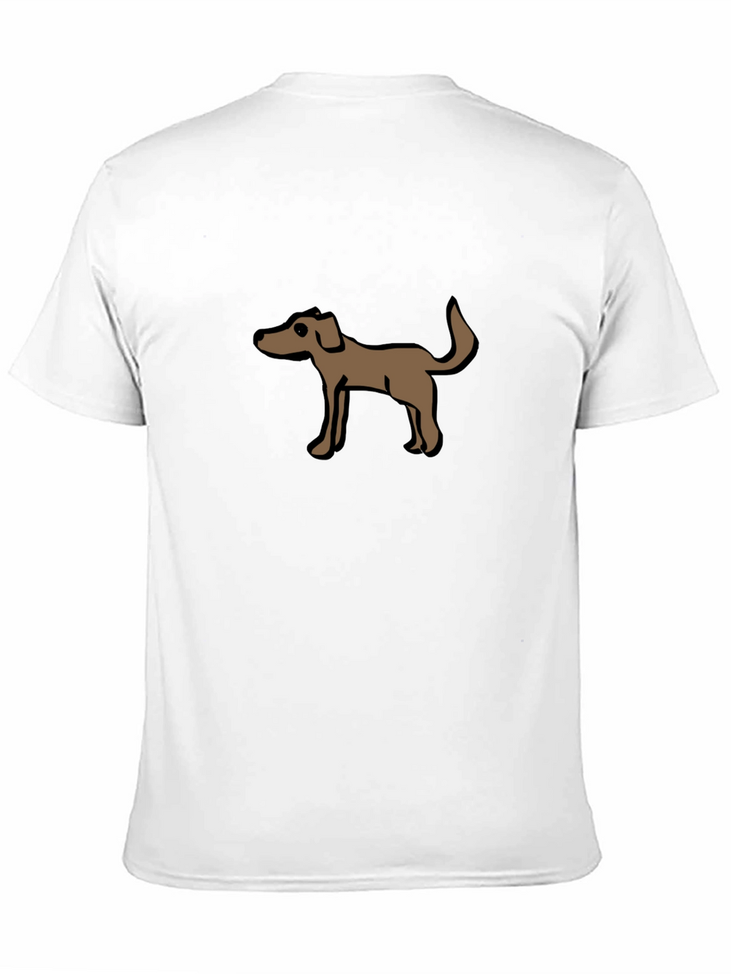 Dog Graphic Tee - Casual Black T-Shirt