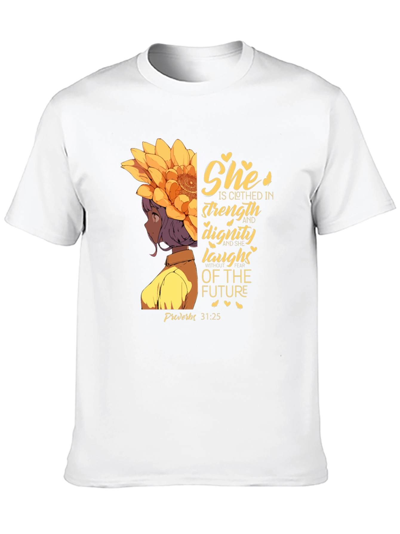 Strength and Dignity T-Shirt Proverbs 31:25 Graphic Tee