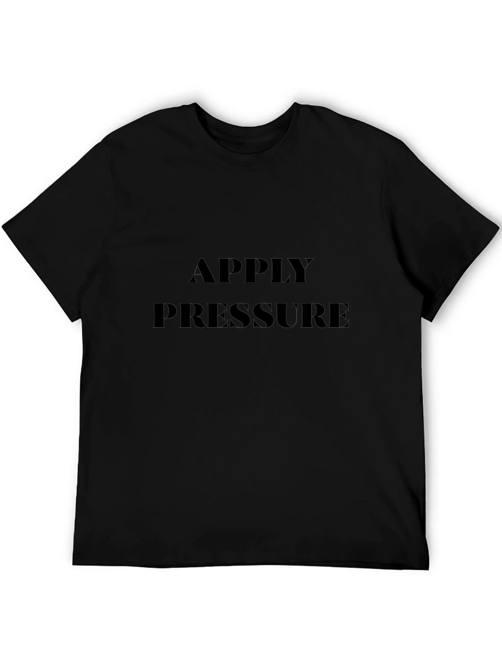 Apply Pressure Black Graphic Tee