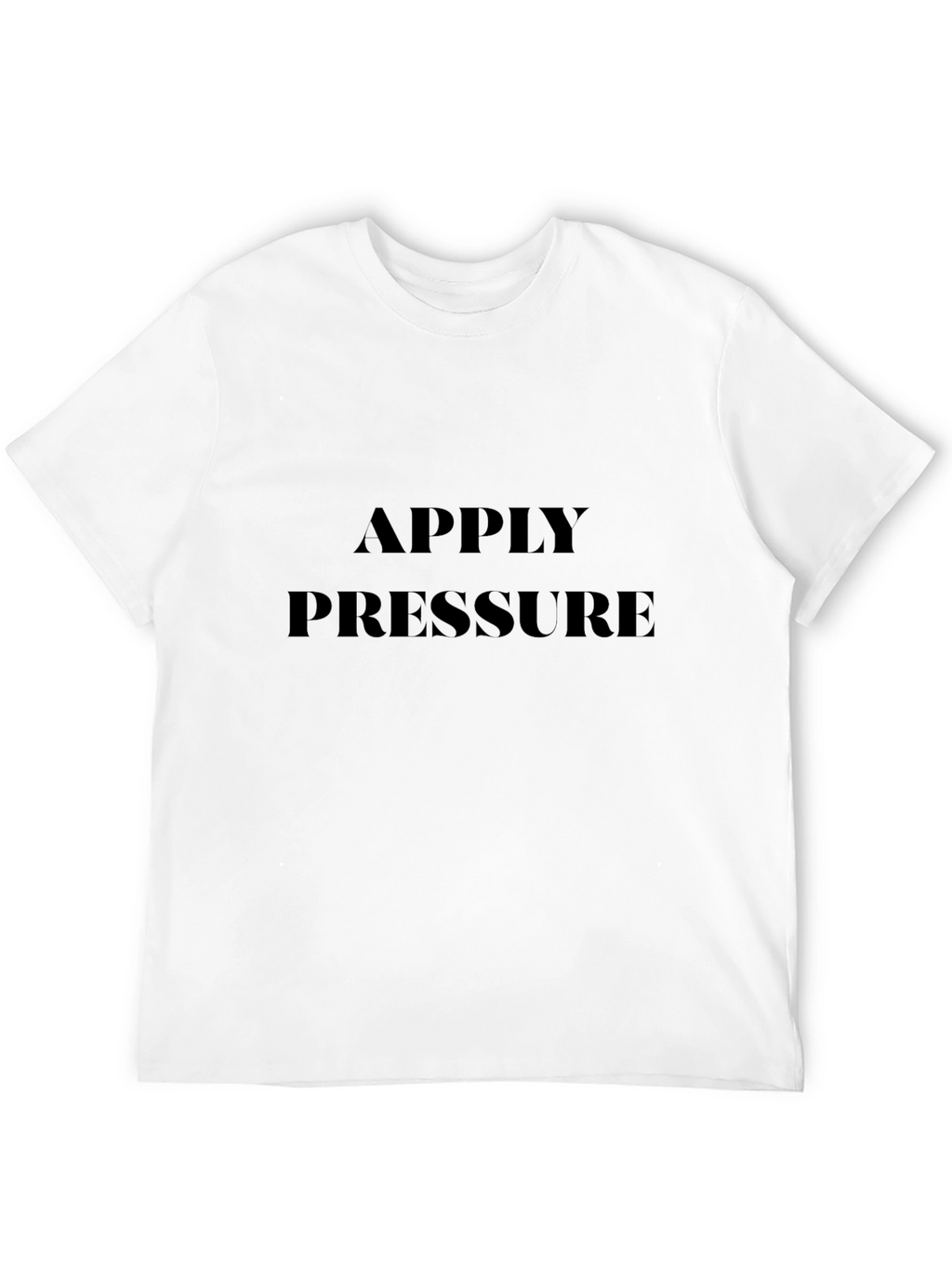Apply Pressure Black Graphic Tee