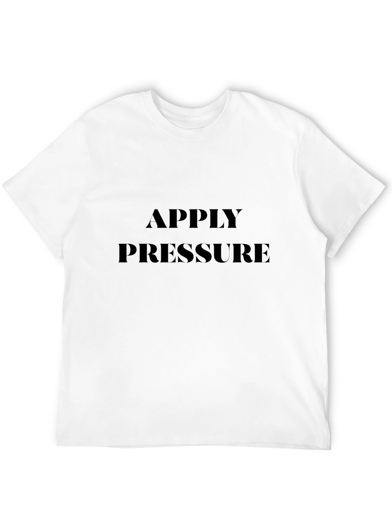 Apply Pressure Black Graphic Tee