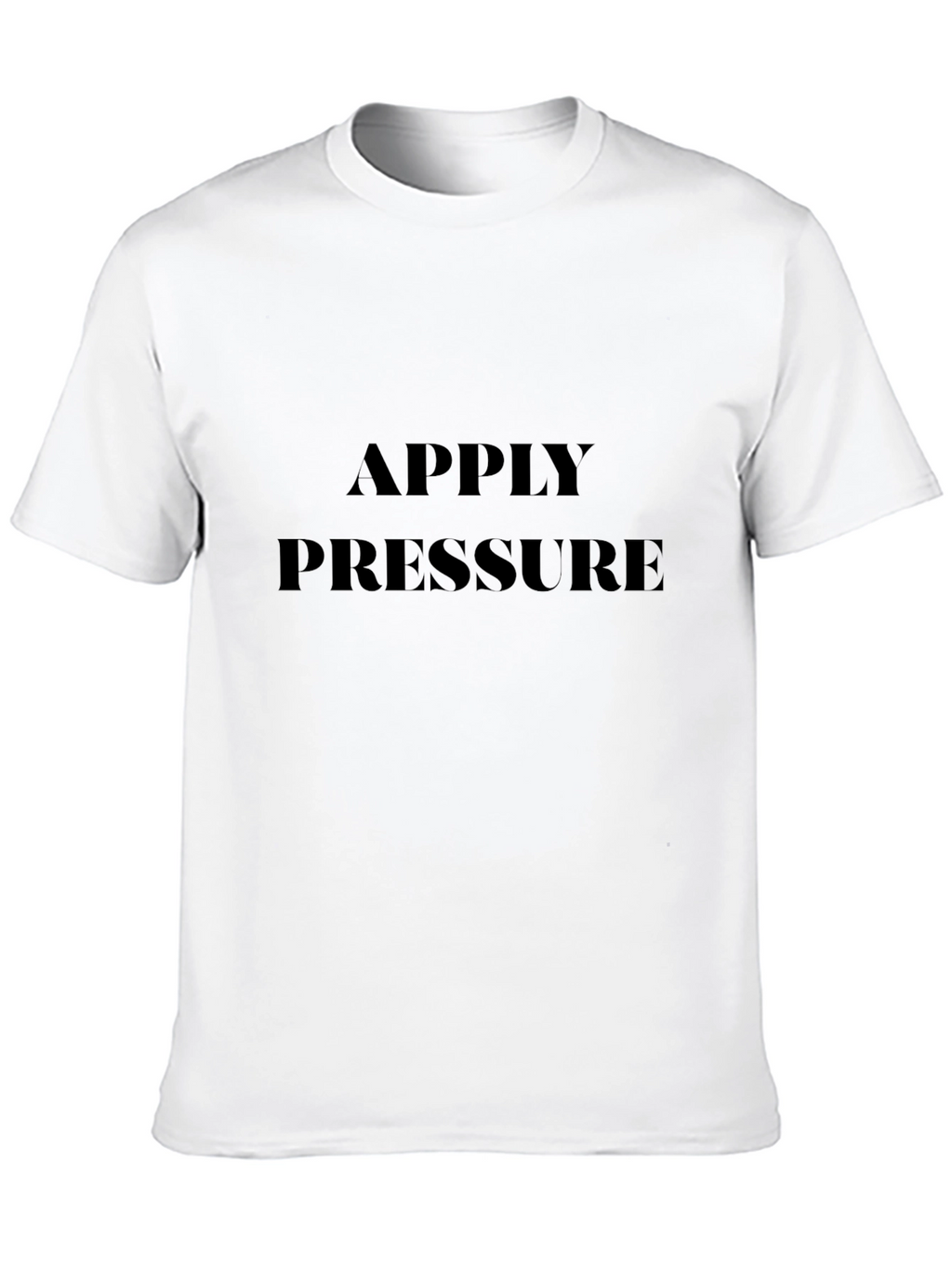 Apply Pressure Black Graphic Tee