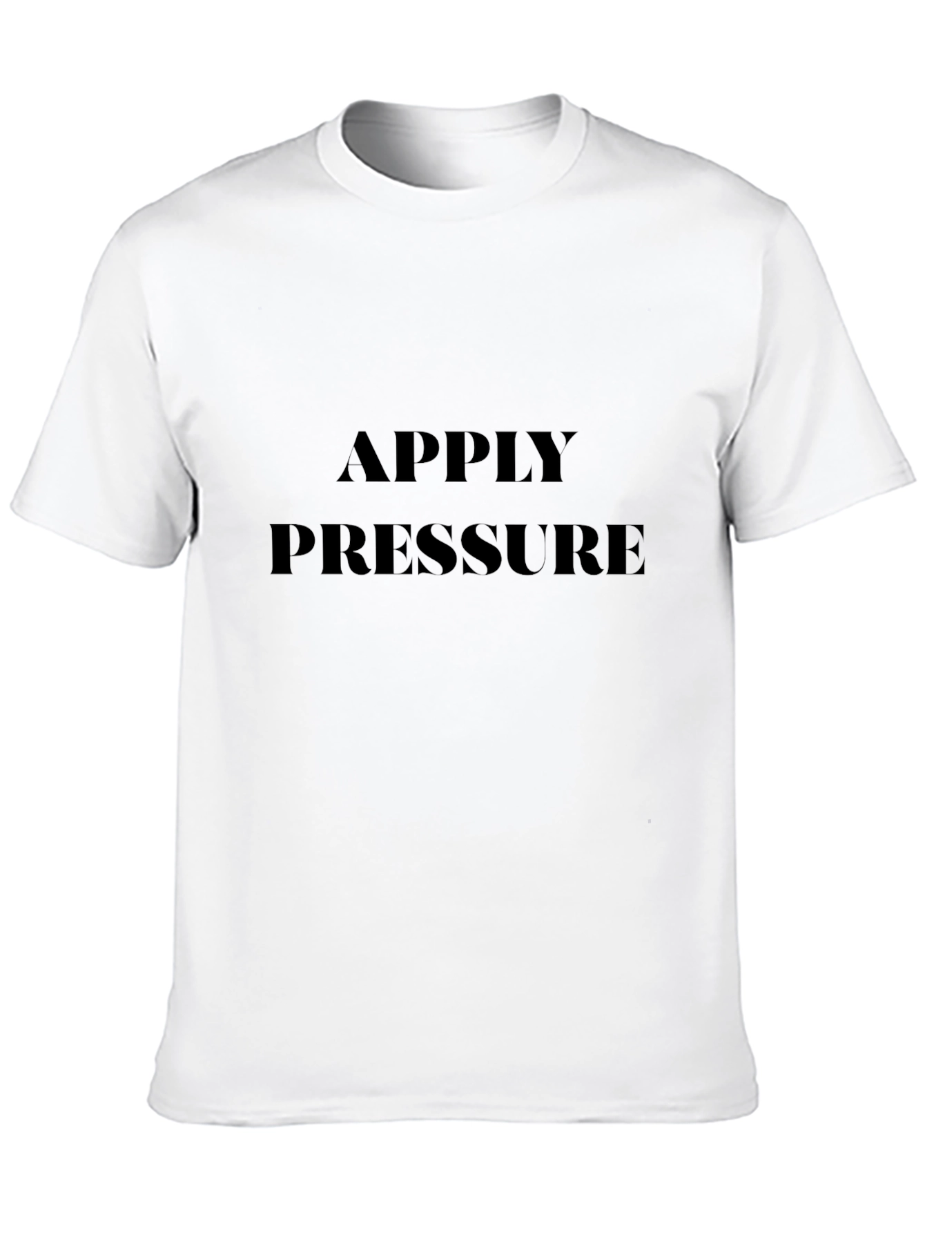 Apply Pressure Black Graphic Tee