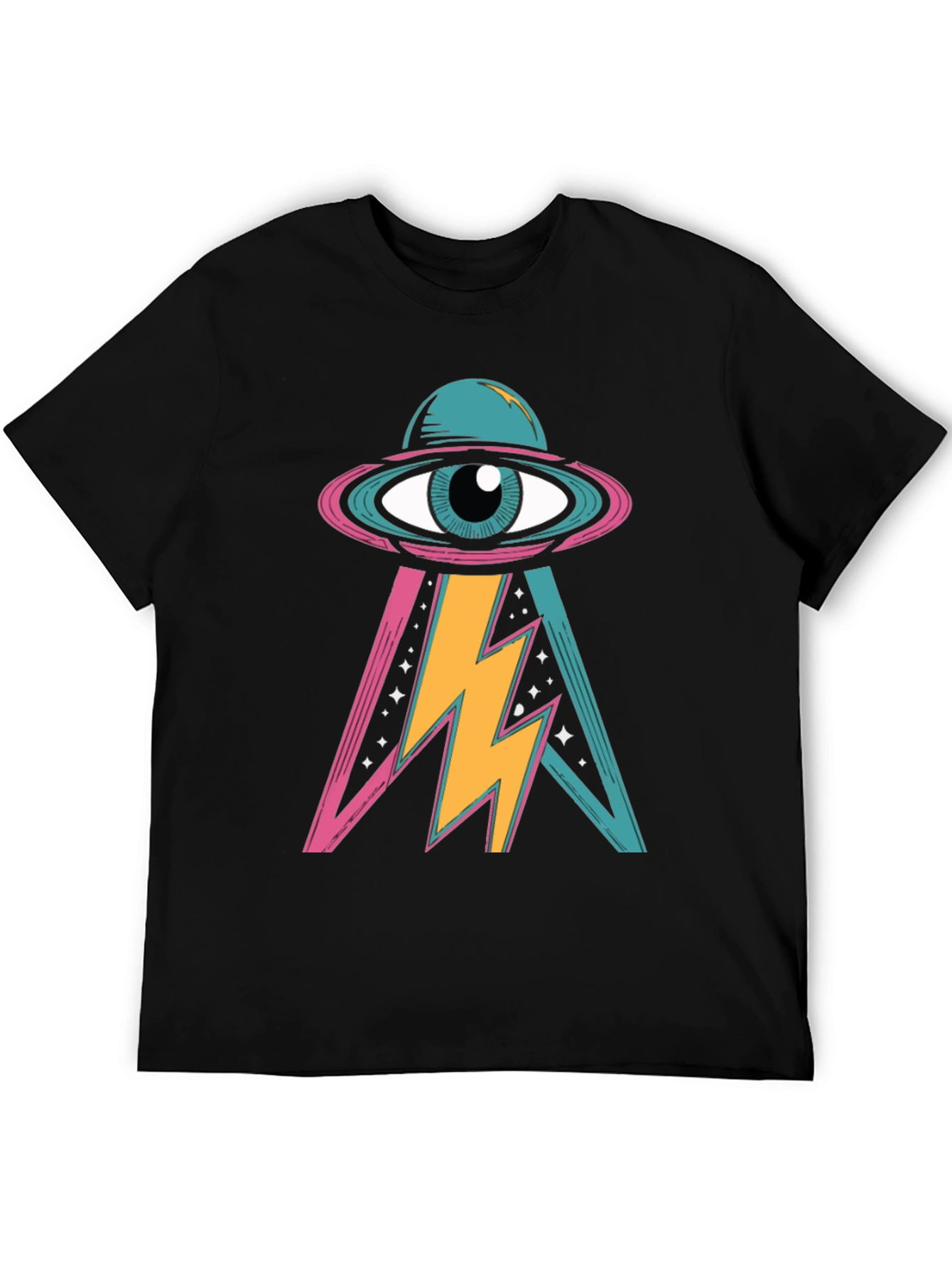 Eye See You Black Graphic T-Shirt