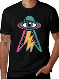 Eye See You Black Graphic T-Shirt
