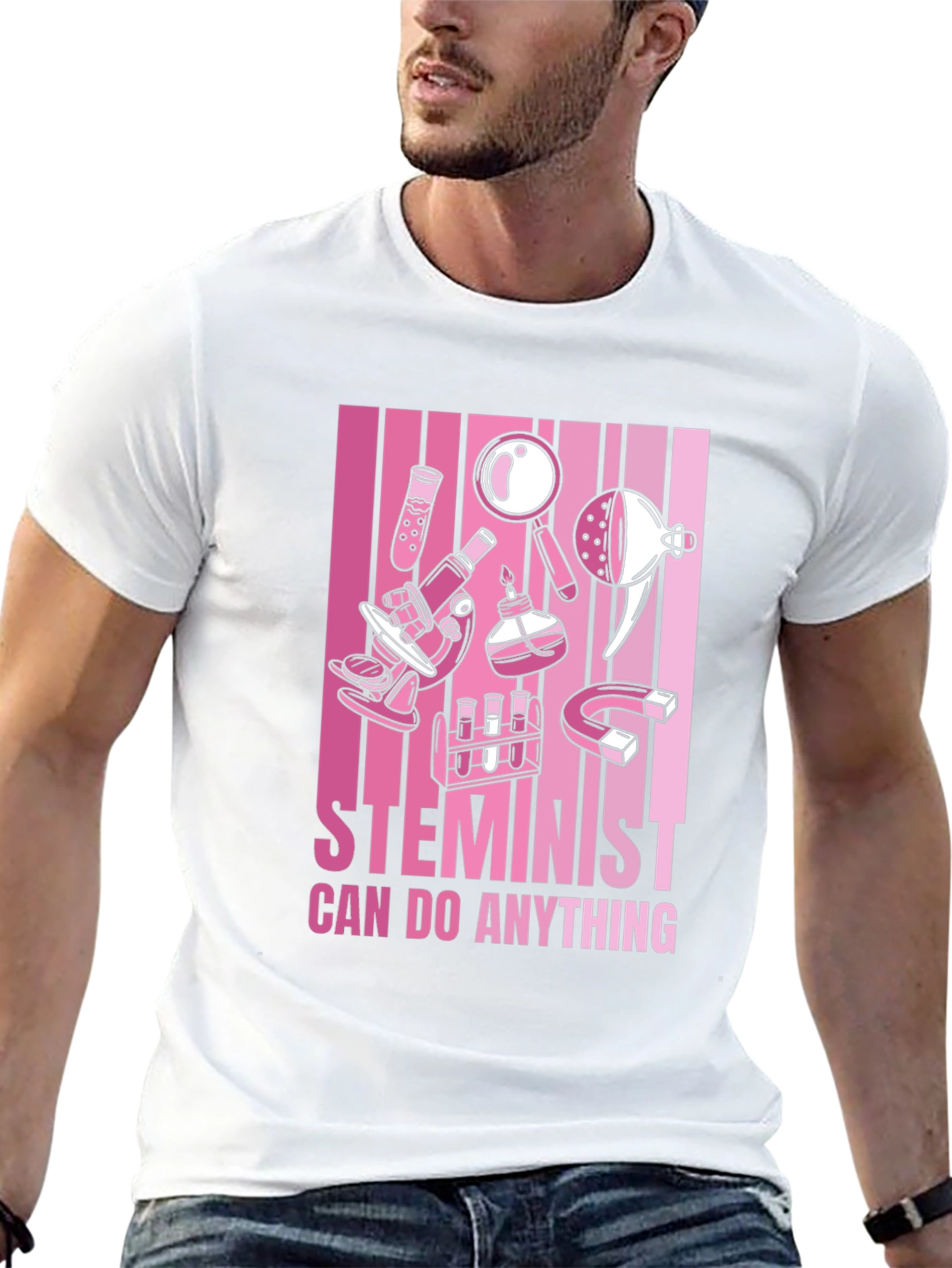 STEMinist Can Do Anything Graphic T-Shirt