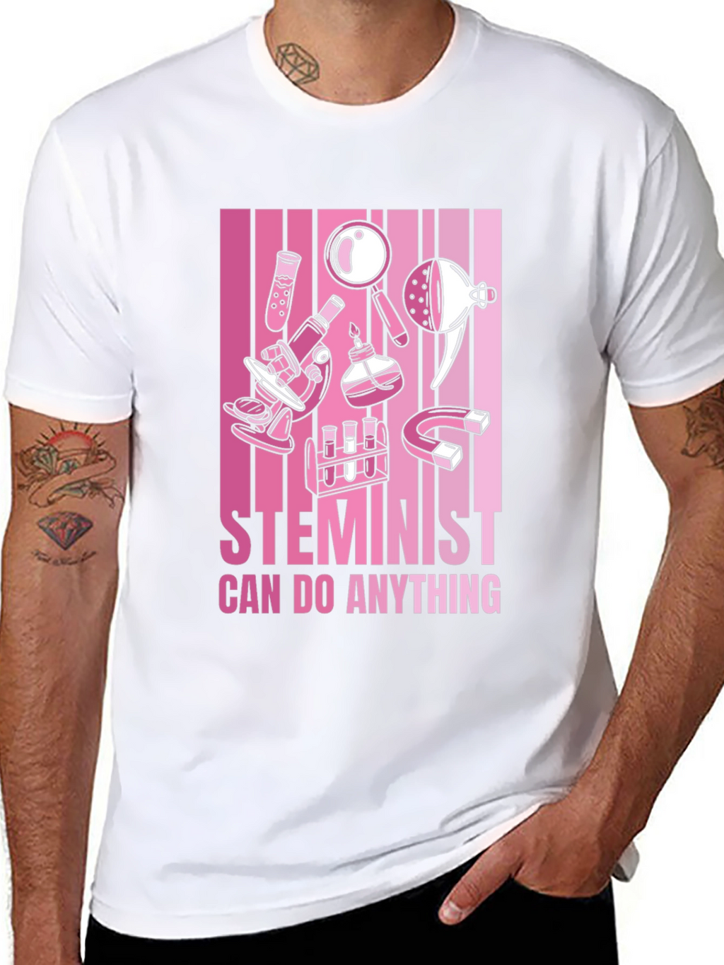 STEMinist Can Do Anything Graphic T-Shirt