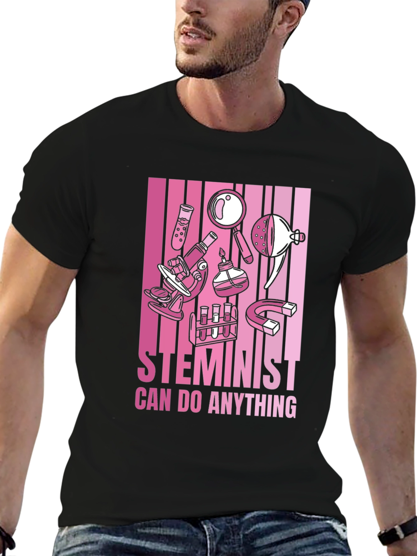 STEMinist Can Do Anything Graphic T-Shirt