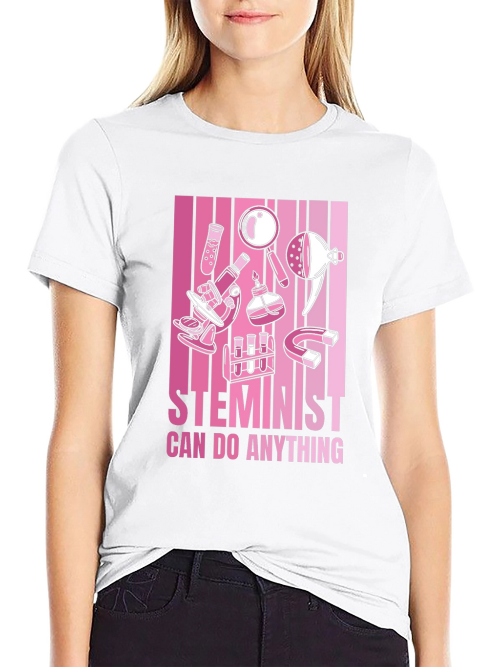 STEMinist Can Do Anything Graphic T-Shirt