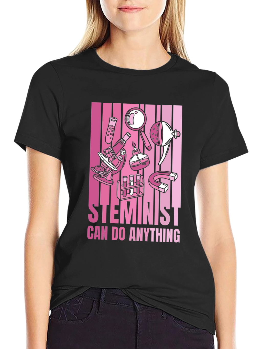 STEMinist Can Do Anything Graphic T-Shirt